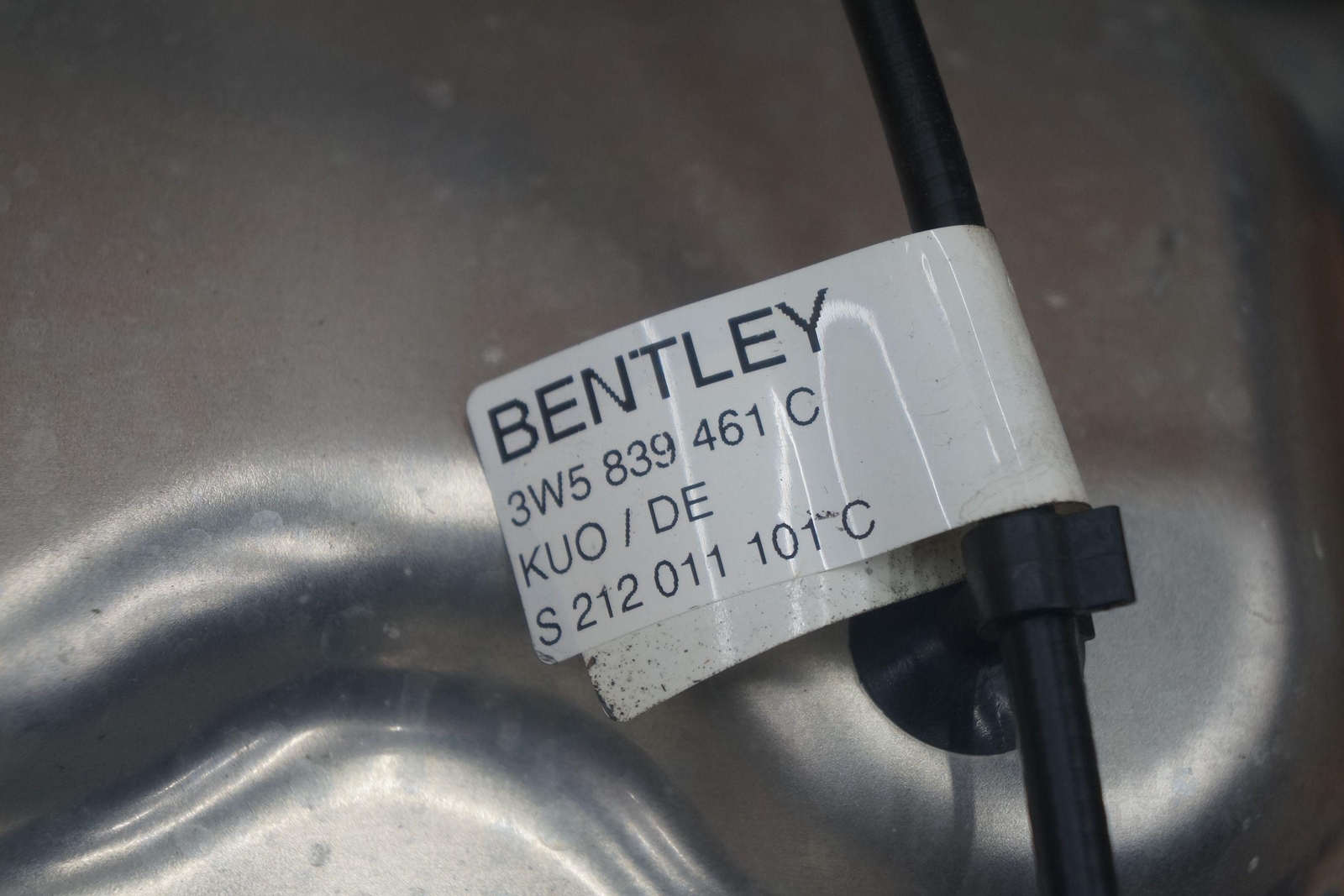 Rear Left Window Glass Regulator 3W5839461C Bentley Continental Flying Spur 2006