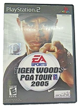 Tiger Woods PGA Tour 2005 Sony PlayStation 2, 2004 PS2 Complete Manual 