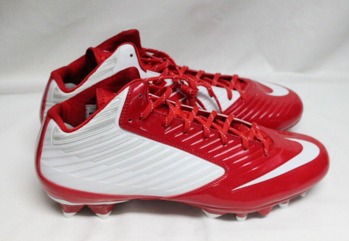Nike Vapor Speed 3/4 TD Football Cleats Red/White 643155-116 Size