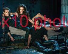 THE VAMPIRE DIARIES #227,IAN SOMERHALDER,nina dobrev,PAUL WESLEY,8X10 photo