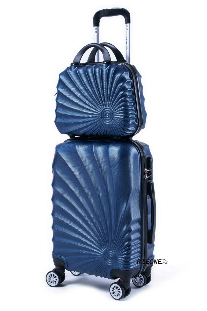 Valigie R.Leone Set 3 Pezzi - Trolley Rigido ABS, 8 Ruote, Lusso Lilla, Taglie S, M, L Per Viaggi - Foto 10