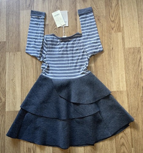 Monsoon Girls Sofia Stripes 2 In 1 Dress - Age 5-6 - Picture 9 of 12