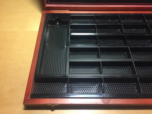 Vintage - SEIKO Battery - Case Estuche Box - Madera Wood - 40,3 x 24,2 x 3,6 cm - Foto 7 di 10