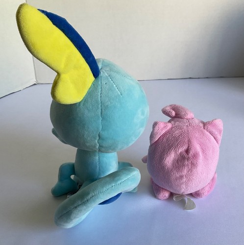 "Lote de 2 juguetes de peluche Pokemon Sobble 8"" y Jigglypuff 5""" - Imagen 2 de 11