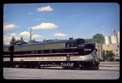 (W) ORIG TRAIN SLIDE READING & NORTHERN  (R&N)  270  ROSTER