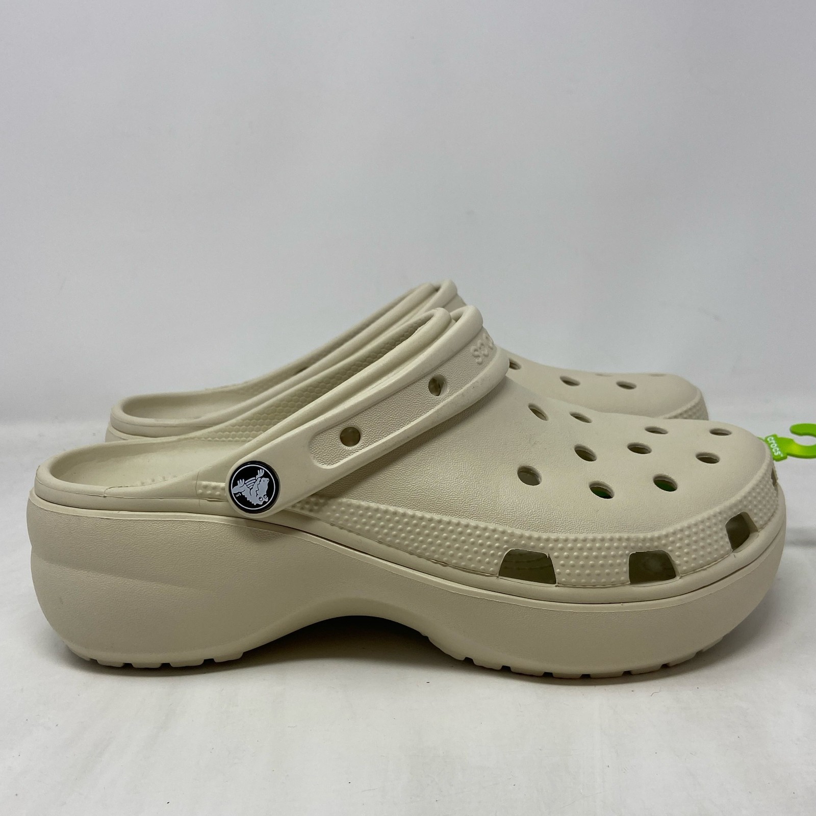 Crocs Classic Platform Clog Bone Women’s Size 9 W9