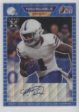 2021 Leaf Pro Set Metal 1989 Blue Wave /50 Pooka Williams Jr #PA-PWJ Auto 2t9