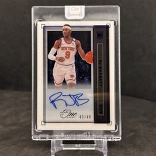 2019-20 Panini One and One RJ Barrett Rookie Autograph Purple /35 (AU, RC)