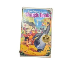 Walt Disney Classic The Jungle Book VHS Movie Factory Sealed Black Diamond Read