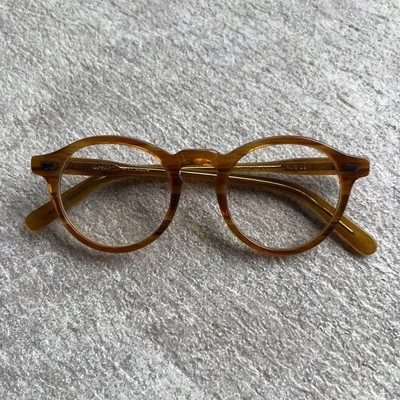 MOSCOT MILTZEN Size 46 Blonde Sunglasses