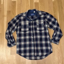 Vintage Pendleton Wool Flannel Shirt Outdoorsman Made in USA Size Large Long