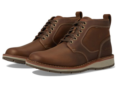 #ad Clarks Men#x27;s Gravelle Top Oxford Boot Tan Leather 9 $59.99