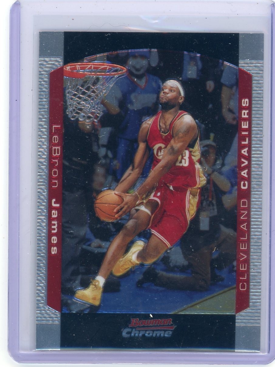 2004-05 BOWMAN CHROME LeBRON JAMES CLEAN CARD COMBINED SHIPPING