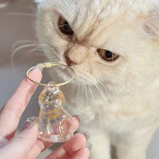 .Cat Keychain Hair Storage Bottle, Cat Hair Storage Pendants IN Box STOCK W6W1