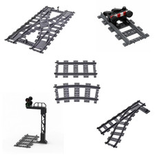 Doppelweiche Zug kompatibel Schienen Lego City 7996 + Schienen & Weichen