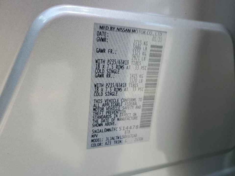 Audio Equipment Radio Satellite Receiver Xm Fits 07-09 11-17 QUEST 3024765 - Image 4 of 4