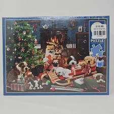 NEW Cobble Hill CHRISTMAS PUPPIES 500 piece puzzle