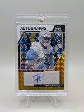 2024 Mosaic Terrion Arnold Rookie Auto #AM-TAD Detroit Lions Black Gold /8
