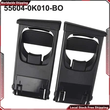 2x Dashboard Cup Holder Black For Toyota Hilux Vigo SR Pickup Fortuner 2004-2015