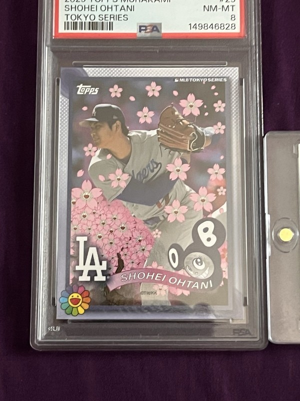Topps Murakami Tokyo Series Ohtani #25 PSA 8 + Ichiro Auto Lot (2)