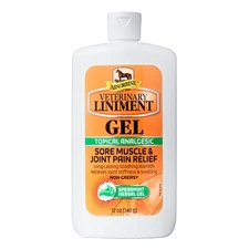 Absorbine Veterinary Liniment Gel Topical Analgesic Sore Muscle JointPain 12oz