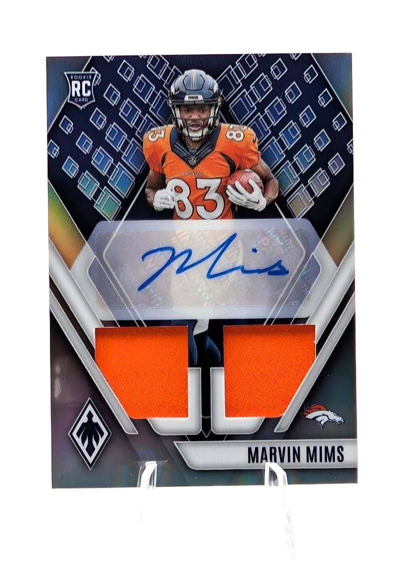 Marvin Mims Panini Phoenix Rps Rookie Auto Dual Jersey #RADMIMS Base