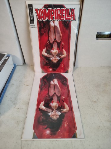 Vampirella #1 (Dynamite 2026) ITO Set Trade Dress And Virgin Limited To 250 Set