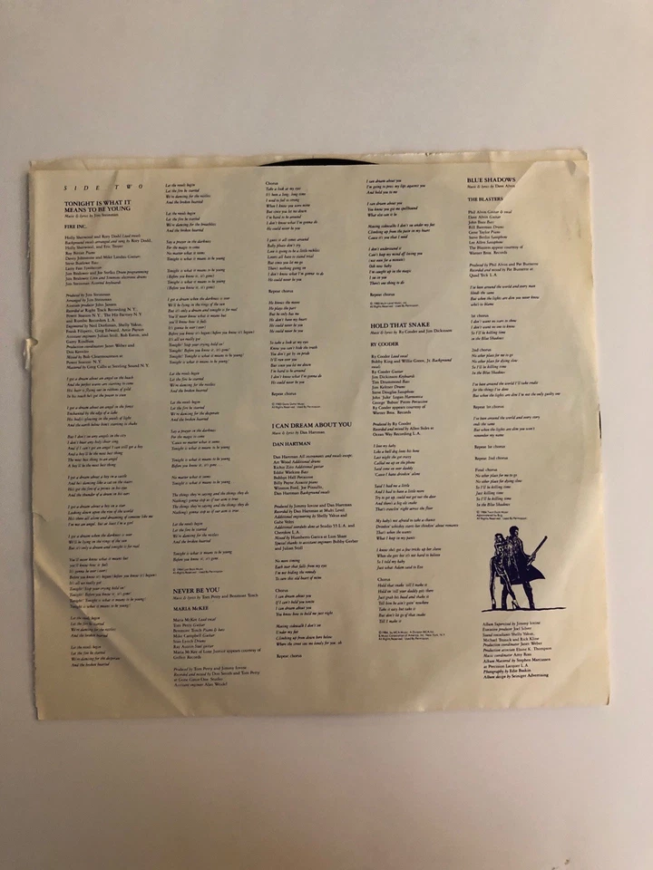 Streets Of Fire: Music From The Original Soundtrack (Vinyl LP 1984) - Image 3 of 4