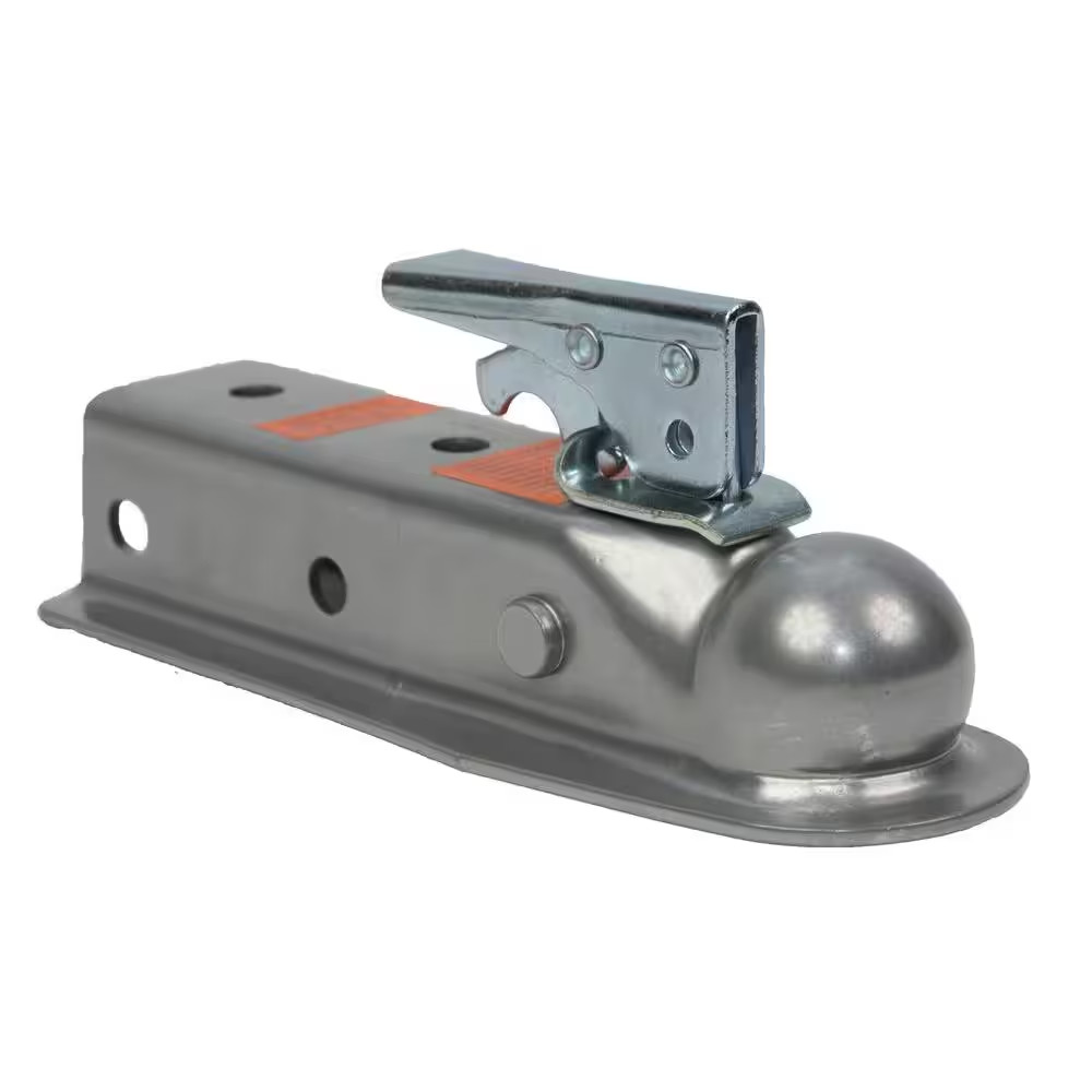 Polar Trailer 2 In. Ball Coupler Kit Mower ATV Hitch Lockable Trigger Release