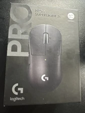New Logitech G PRO X Superlight 2c Wireless Gaming Mouse (Black)