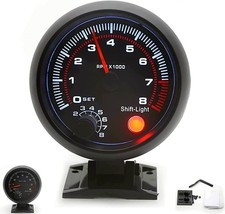 Tachometer Gauge,Geevorks 3.75" 12V Automotive Replacement Tachometers 0-8000...