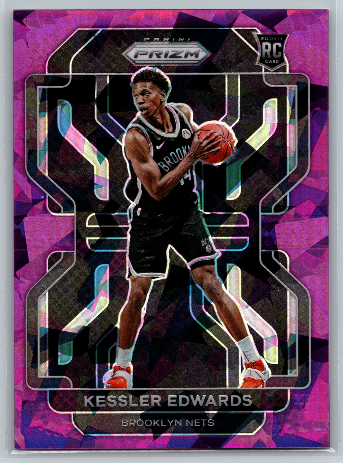 Kessler Edwards 2021-22 Panini Prizm Purple Ice Rookie Card /149 #284