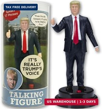 Donald Trump Talking Figure with Real Voice - Fathers Day Present for Dad - Pres