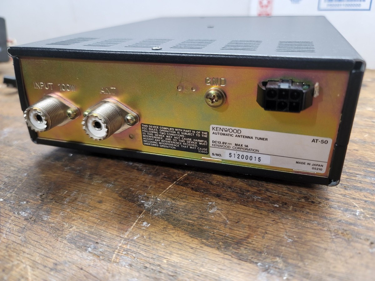 【値下げ】KENWOOD オートアンテナチューナー AT-450 KENWOOD AUTOMATIC ANTENNA TUNER AT 50 FOR KENWOOD TS 50S | eBay