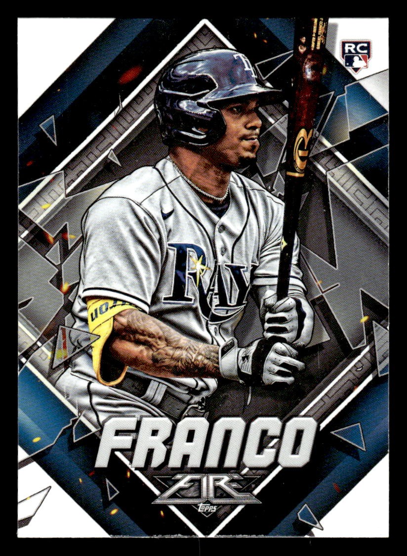 2022 Topps Fire #128 Wander Franco RC Rookie