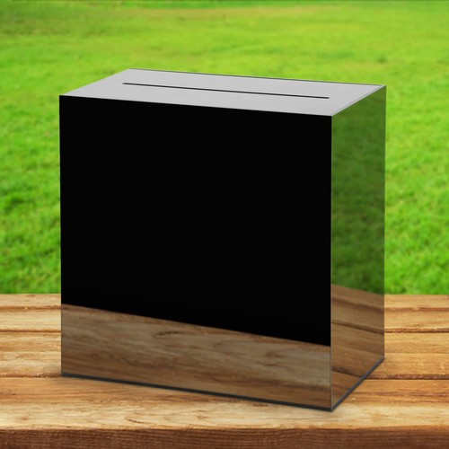 Acrylic Wedding Card Box Clear DIY Card Boxes Gift Card Box Money Box Holder Wed - Picture 1 of 8