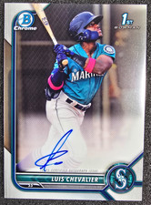 2022 Bowman Chrome 1st AUTO Luis Chevalier #CPA-LC Mariners