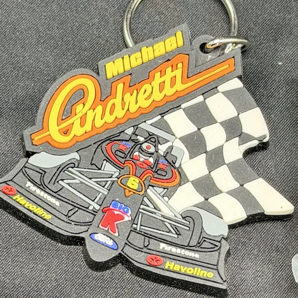 INDY/Carrito Michael Andretti #3 Racing Sombrero Pin Y Llavero Big K Ford Motorola Foto 3 de 4