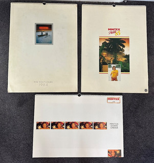3 MINTEX Adult CALENDARS 1984 1985 1988 South Seas Haiti Australia (Down Under)