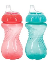 Nuby Easy Grip Spout Cup 2-Pack 10 oz. Color: blue/green Size: one size