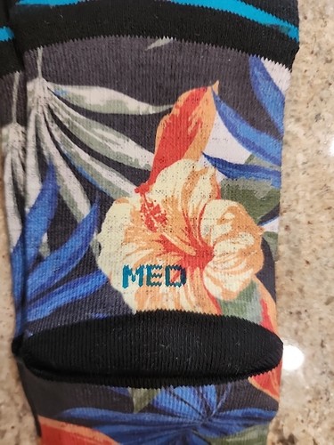New Kids STANCE Bird Tiki Tides Floral Crew Socks Size Youth M(11-1) - Picture 4 of 4