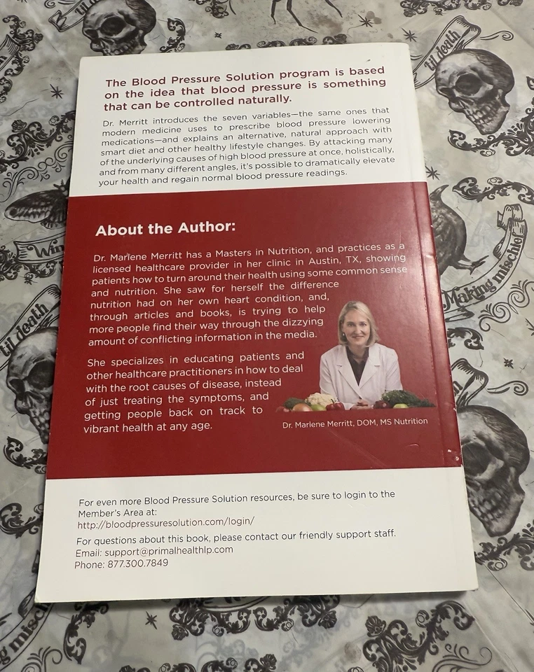 The Blood Pressure Solution 2nd Edition by Dr. Marlene Merritt (Paperback, 2017) - Imagem 2 de 4