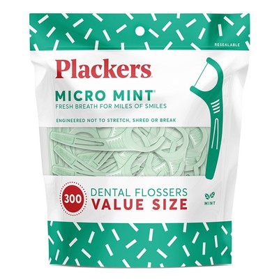 Plackers Micro Mint Zahnseide 300ea