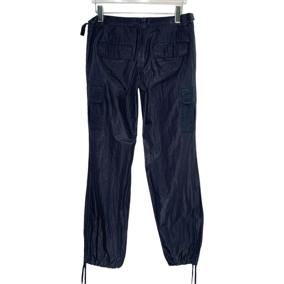 Pantalones cargo EA7 Emporio Armani M para hombre azul marino medianoche nailon ropa de calle Foto 2 de 4