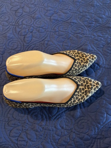 ROTHY Retired Leopard/Cheetah Print - The Point - Slip On Flats Women’s Sz 7 - Picture 7 of 9