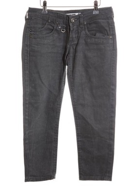 TERRANOVA 3/4 Jeans Damen Jeans Gr. DE 32 dunkelgrau Casual-Look