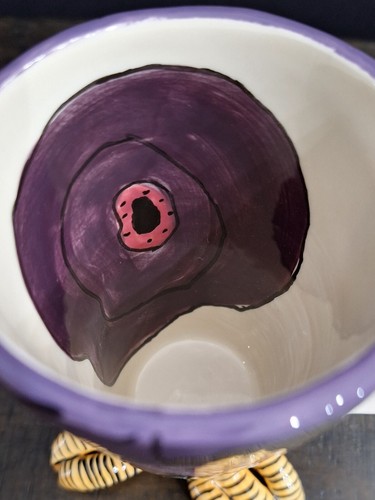 Vtg SWAK by Lynda Corneille Whimsical 3 Footed Bird Mug/Cup Vibrant Colors 6"H - Picture 5 of 12