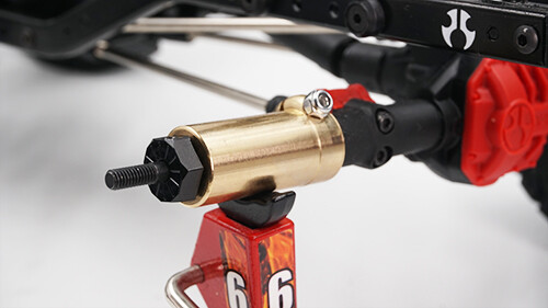 NEW Yeah Racing AXSC-S01 Brass Upgrade Parts Set Axial SCX10 II FREE US SHIP - Picture 7 of 7