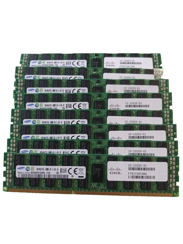 SAMSUNG 10 X 16GB 4Rx4 PC3L-10600R DDR3 1333MHZ ECC RDIMM REG Memory RAM CISCO