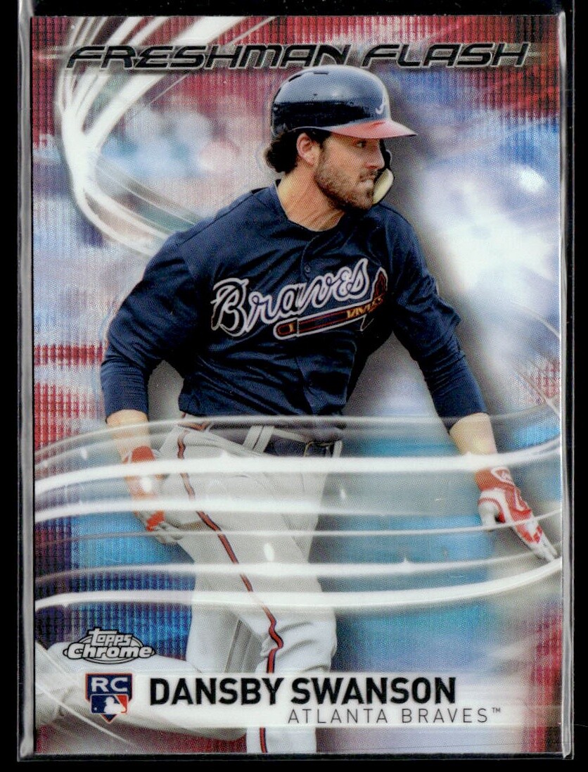 2017 Topps Chrome #FF-18 Dansby Swanson Freshman Flash RC